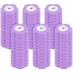 brosse toilette long manche tête remplacement jetable blanc bleu violet jaune dense poils anti