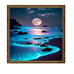 Tableau ornements floraux croix lion agneau or bleu rose noir blanc marron gothique fixation