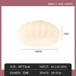 lampe moderne blanche nervures acier facile 2000lm chambre salon cuisine