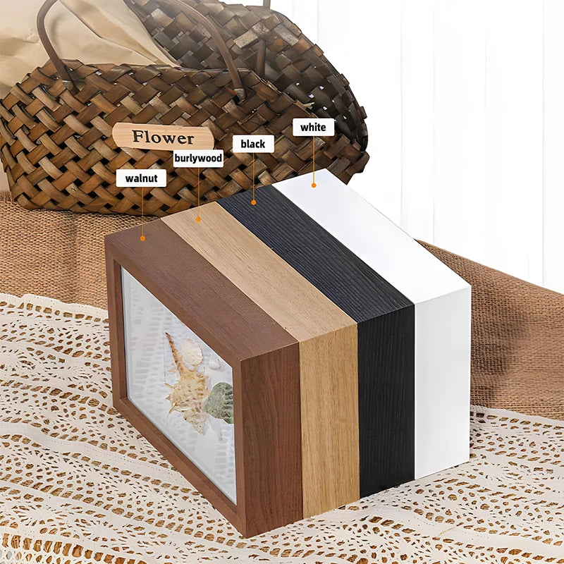 Cadre photo 3D bourgogne avec figurine