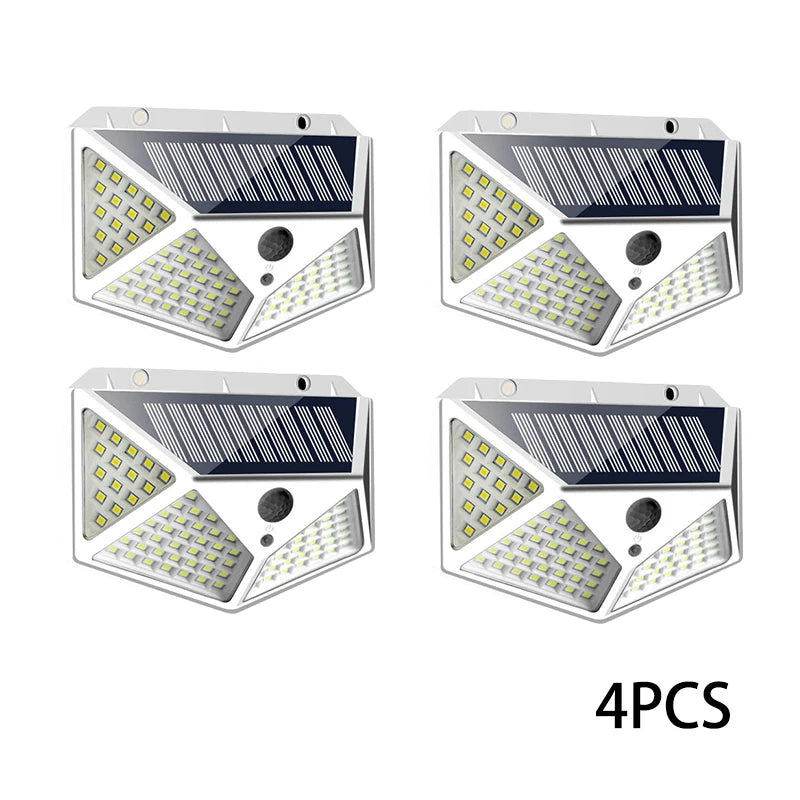 lampe murale solaire motion sensor led moderne extérieure ip65 garage jardin porte