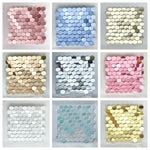 panneau décoration murale hexagonal sequins brillant fond fête mariage anniversaire baby shower décor moderne