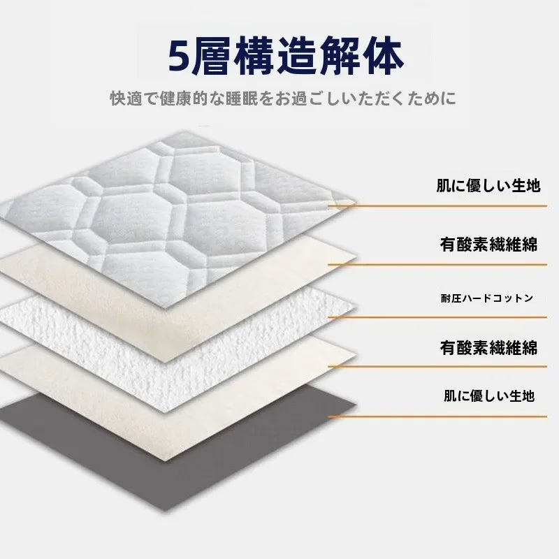 matelas double blanc bleu motif triangles moderne oreillers chambre coucher maison