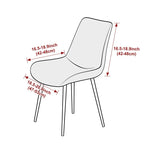 housse chaise gris rayures horizontales moderne spandex polyester