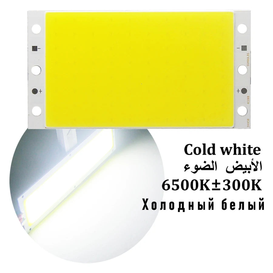 panneau led rouge blanc jaune 94x50mm modernes 16w 1600lm 12v