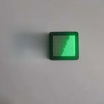 lampe led noire verte matrice led moderne batterie intégrée effet d'eau opacité technologie