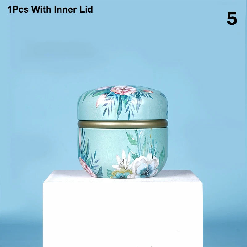 pot thé verre vintage poignée motif fleurs boisson rangement