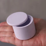 moule silicone bougie parfumée blanc rose pâle moderne minimaliste couvercle bricolage décoration maison