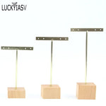 présentoir bijoux barre velours métal inoxydable boucles d'oreilles clips strass moderne élégant argent bleu