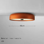 plafonnier rond moderne fer blanc noir marron adhésif led minimalist 2000 82000 lumens touch