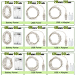 guirlande lumineuse étoiles blanc chaud moderne 4m batterie cr2032 extérieur noël jardin