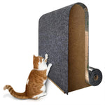 tapis protection chat tissu adhésif moderne gris beige 30x100cm 40x200cmrollable