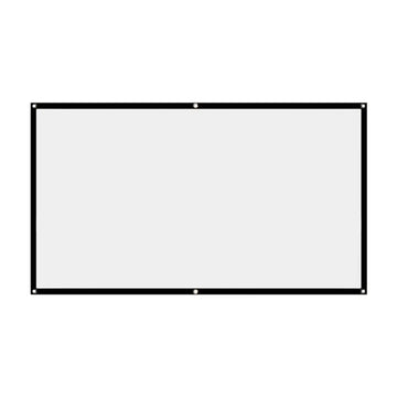 écran projection blanc mat 100 pouces 120 pouces 150 pouces rideau mural opaqué simple