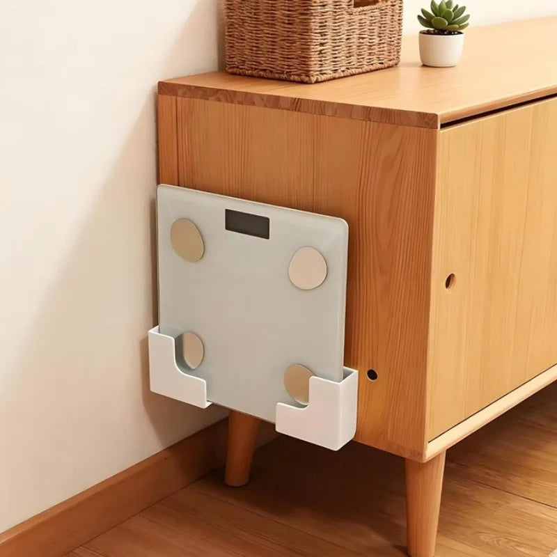 balance salle bain adhésive murale sans perçage plastique abs durable blanc moderne