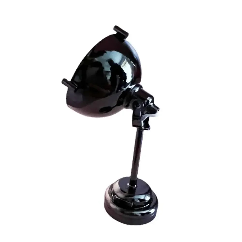 lampe table classique or blanc métal tissu 14ans+ miniature abat jour base