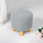 housse chaise moderne tissée violet vert bleu gris blanc géométrique polyester coton imprimé fixations