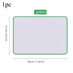 tapis souris moderne noir gris bleu vert opaques 21cm 30cm