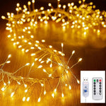 guirlande lumineuse led blanc effets multicolores télécommande noël décoration intérieure festive 3m 6m
