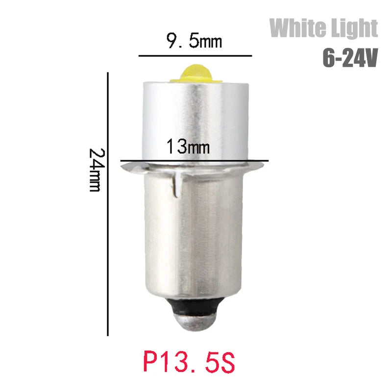ampoule led remplacement lampe torch argenté jaune lisse moderne blanc chaud pur