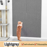 tapis grattage chat tissu adhésif protection meuble moderne gris texture