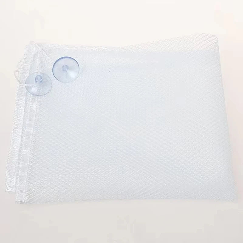 sac filet suspendu bain jouets blanc translucide ventouses pratiques enfants canard hippopotame poisson