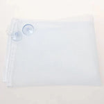 sac filet suspendu bain jouets blanc translucide ventouses pratiques enfants canard hippopotame poisson