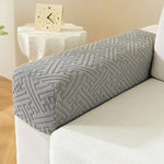 couvre accoudoirs canapé moderne doux polyester coton couleur gris rose bleu clair vert pastel