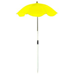 parasol télescopique réglable protection uv plantes pot fibre végétale noir bleu rose rouge vert