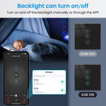 rideaux intelligents commande tactile noir google alexa voix contrôle app smartphone