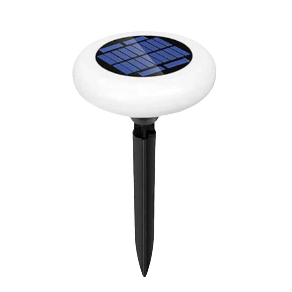 lumière solaire jardin led ip65 moderne rouge vert bleu semi transparent piquet noir on/off