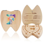 boîte dents bois astronaute carte profil grille tailles bébé
