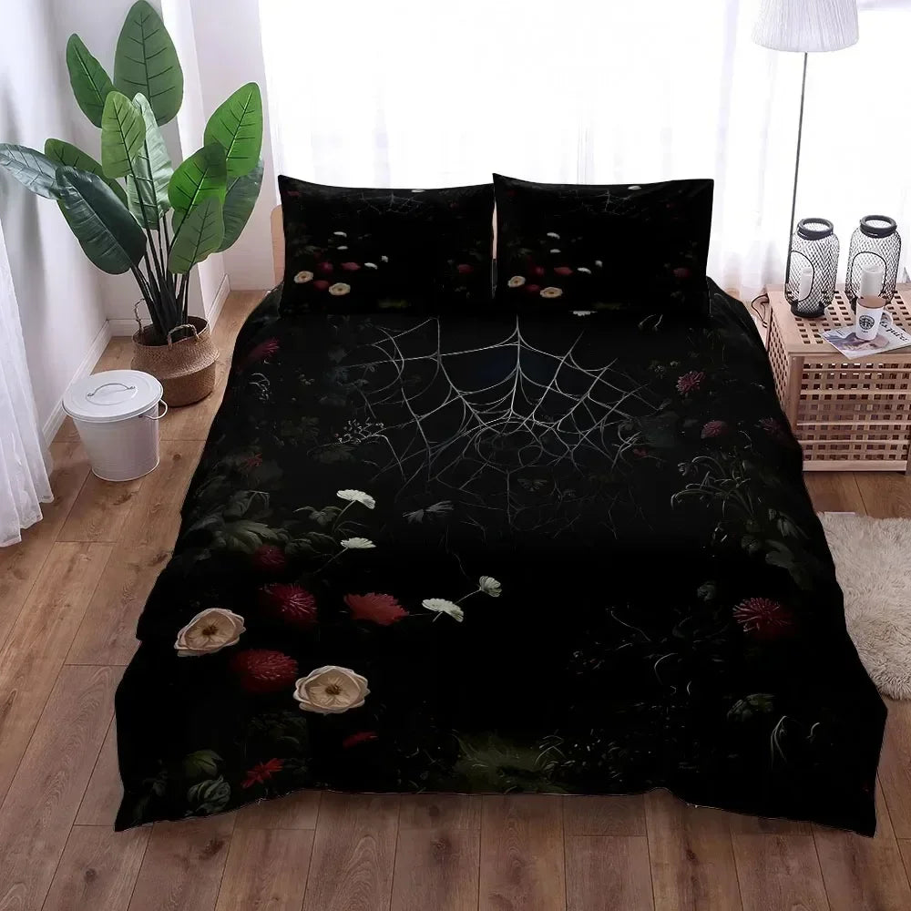 Comparaison des couleurs disponibles pour la housse de couette araignée