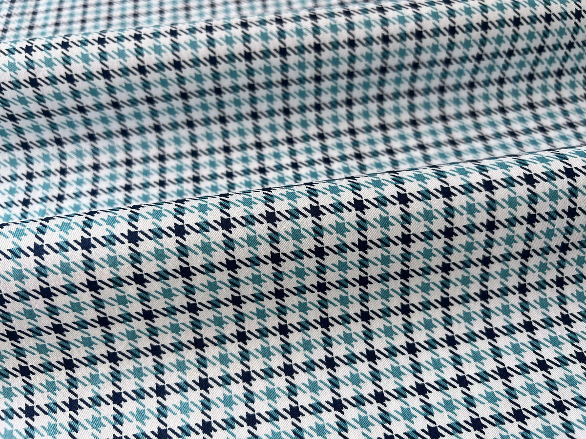 tissu coton imprimé carreaux bleu clair gris rouge jaune classique 160cm bricolage textile maison