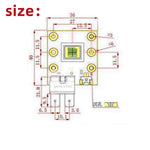 ampoule led chip 200w blanc or noir 700k 7500k 8000k électronique moderne