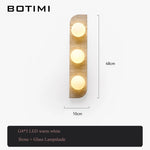 applique murale led moderne minimaliste japonais éclairage quotidien murale texture pierreOpaque globe luminaire
