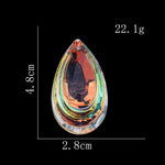pendants décoratifs cristal transparent arc ciel facettes modernes élégants anti oiseaux