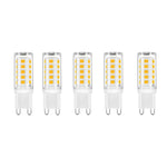 ampoules led g9 blanc carrés dorés moderne sans scintillement 5w 249 lumens 121v 240v