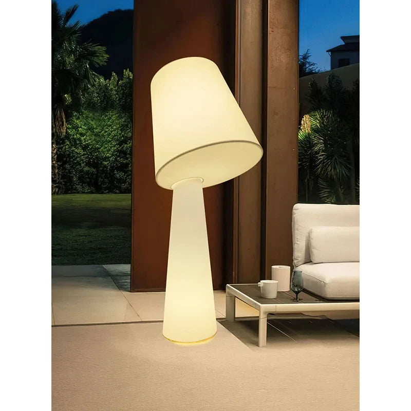 lampe table conique blanc moderne adhésif opacité minimaliste nordique chambre salon