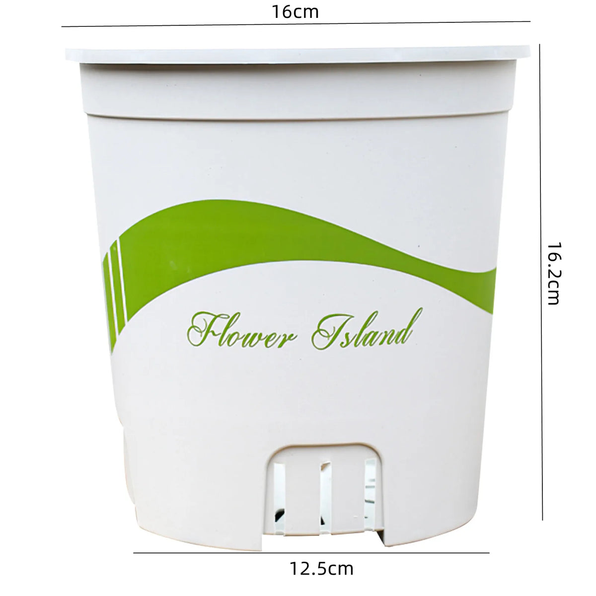 pots fleurs modernes transparents plastique grille tailles adhésif support fleur couvercle