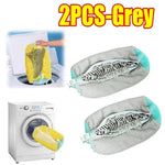 sac chaussures jaune bleu clair polyestère moderne réutilisable imperméable zip cordon chaussure nettoyage profond