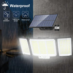 lampe solaire led extérieure imperméable ip65 détecteur mouvement modes éclairage moderne clips