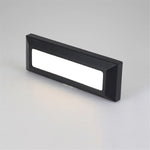 applique murale moderne led éclairage chambre entrée 6w hydrofuge noir fixée mur