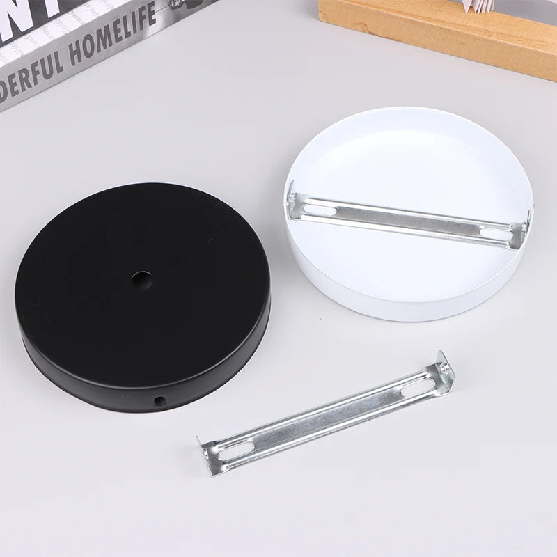 disques suspension blanc noir modernes tringles vis fixations