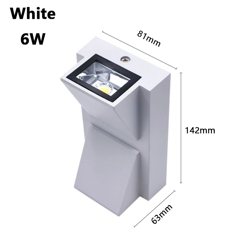 lampe murale extérieure contemporaine led aluminium étanche noir fixée mur entrée chambre coucher