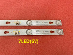bande led rétro éclairage blanc connecteurs modernes télévision 6v led amandes uniformes opaques