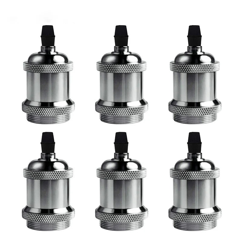supports ampoule e26 e27 or cuivre noir argent moderne industriels lisses occlusifs eyelets pack