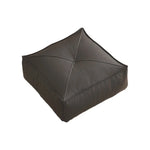 pouf carré moderne simili cuir beige orange vert mousse pe doux anti décubitus minimaliste