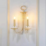 lustre pendentif doré cristal transparent classique chambre salon facile