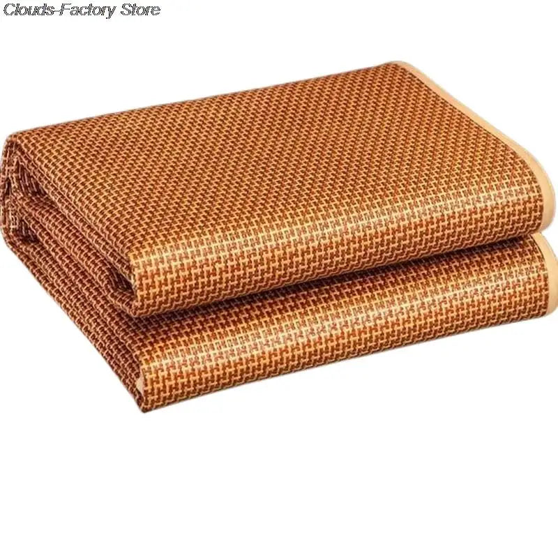 coussin lit marron clair tissé motifs géométriques moderne 150x200cm 180x200cm 200x220cm