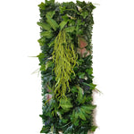 panneau végétal artificiel décoratif fleurs feuilles mur jardin extérieur maison moderne